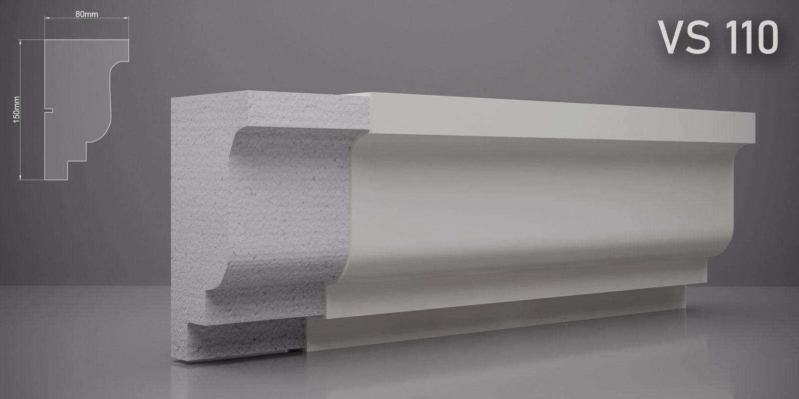 Solbanc VS110 150x80mm