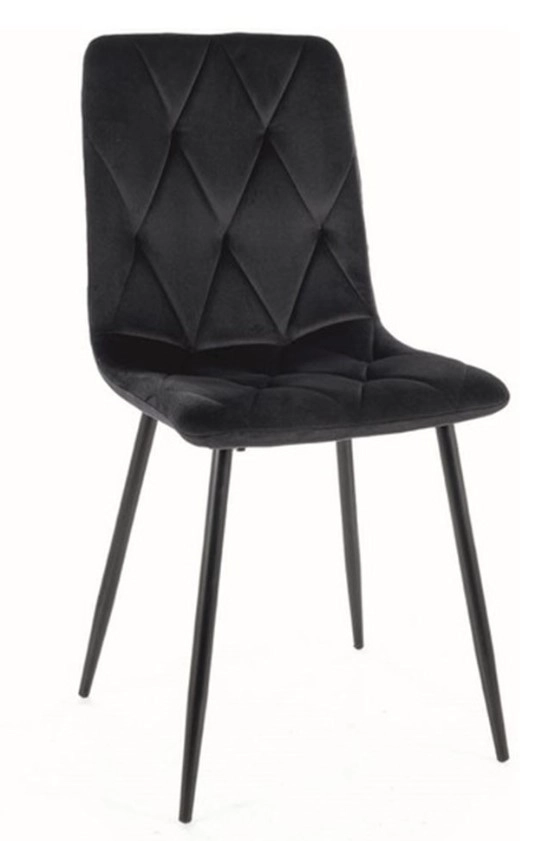 Scaun Tom Velvet Black