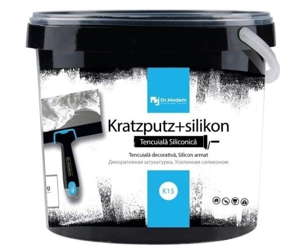 Tencuială Kratzputz + silicon 25 kg Dr.Modem