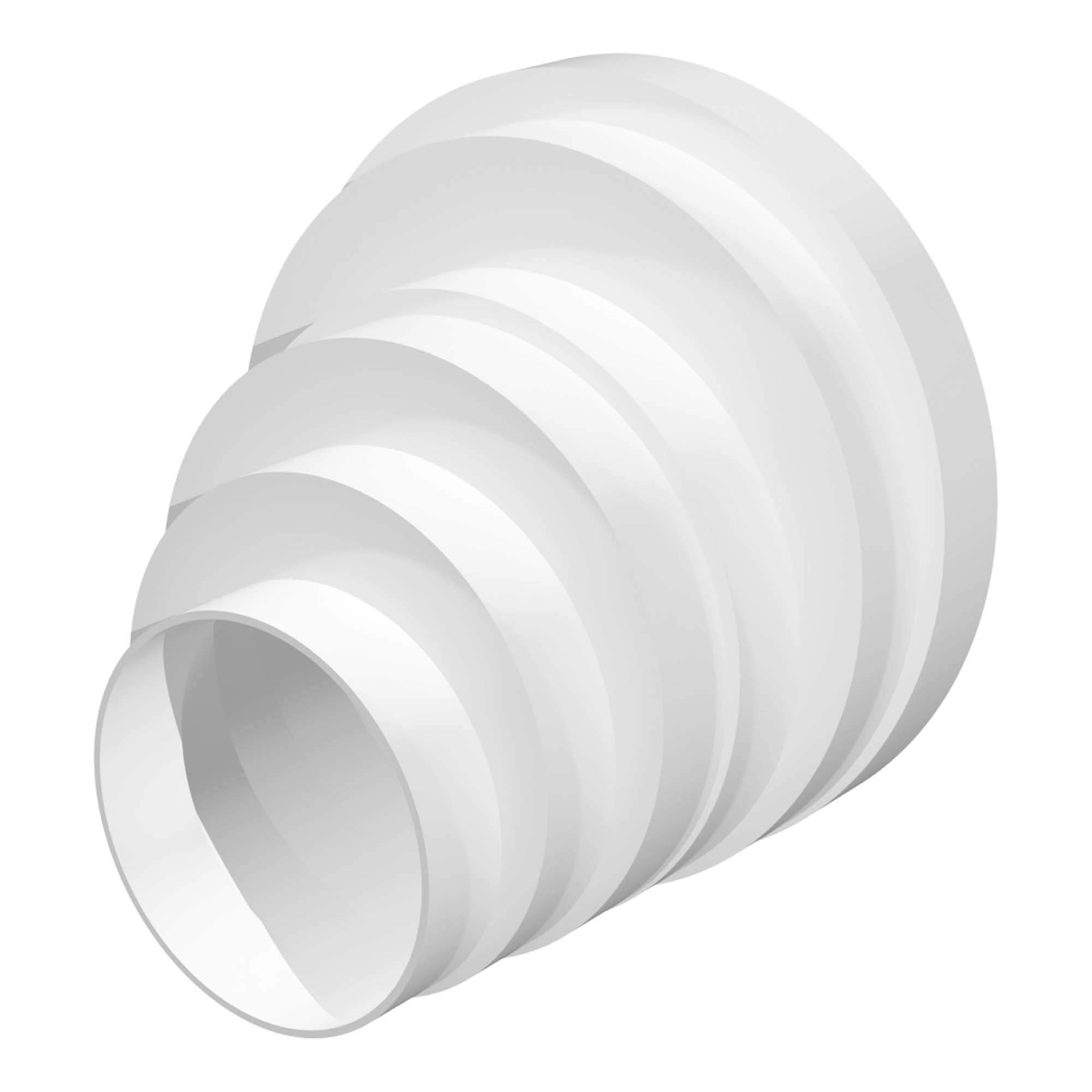 Круглый соединитель воздуховодов PU 16,15, 12,5, 12, 16x15