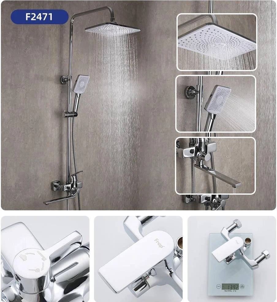 Sistemă de duș Frap F 2471 Alama 4530