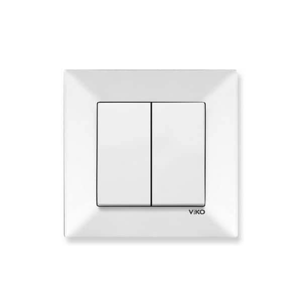 Întrerupător Meridian alb 2P 970002