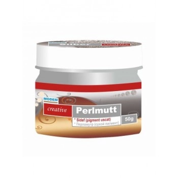Декоративная пудра Perlmutt 50gr cеребряный