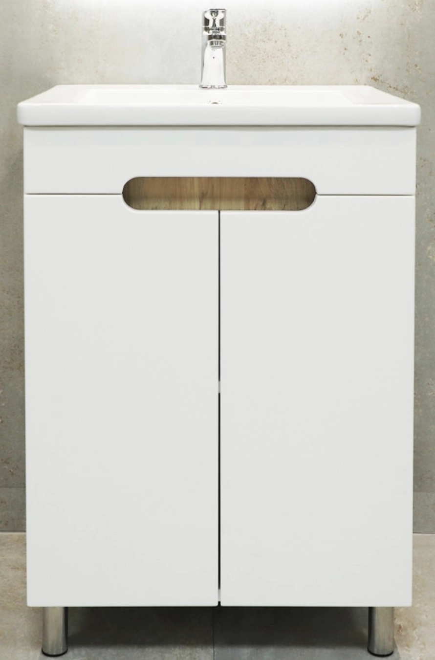 Dulap pentru lavoar Bayro Etna Duo 118760 + lavoar Argo 500/ 117254 