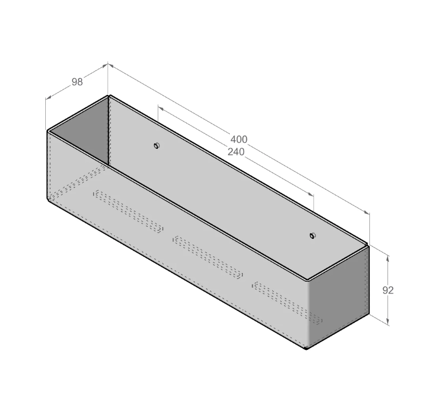Полка для ванной Daske Basket SH/BT-0577W белый