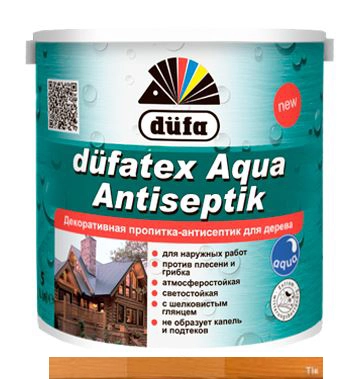Декоративное покрытие Dufatexaqua 0.75л тик