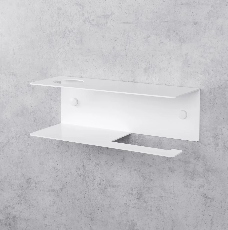 Держатель для туалетной бумаги Daske Line PH/L-0263WR белый правый