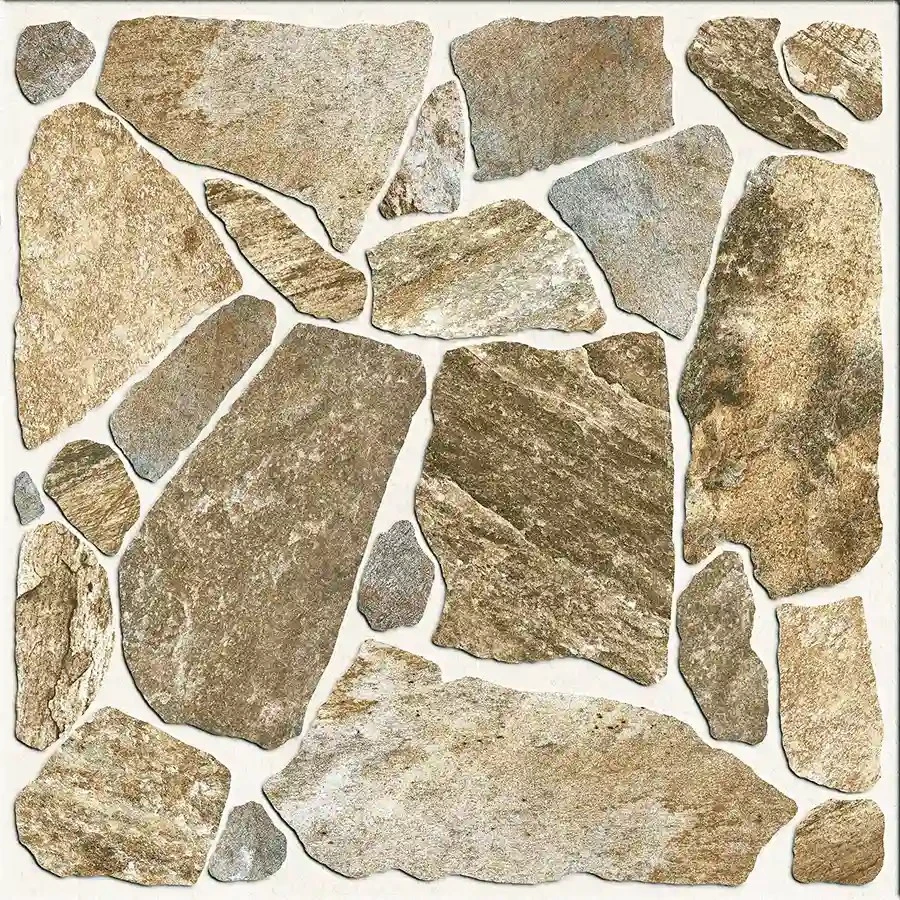 Gresie Izida Rockstone 45.6x45.6 brown