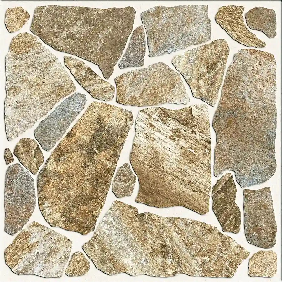 Gresie Izida Rockstone 45.6x45.6 brown