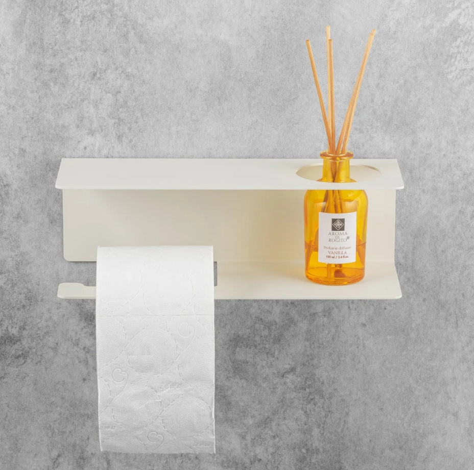 Suport pentru hârtie igienică Daske Line PH/L-1963JR bej drept