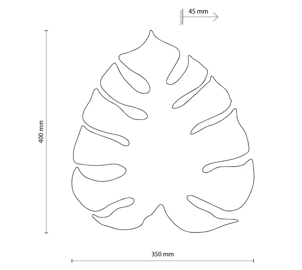 Бра Tk-Lighting Monstera 4666 Black