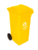 Coș pentru gunoi 240 l galben