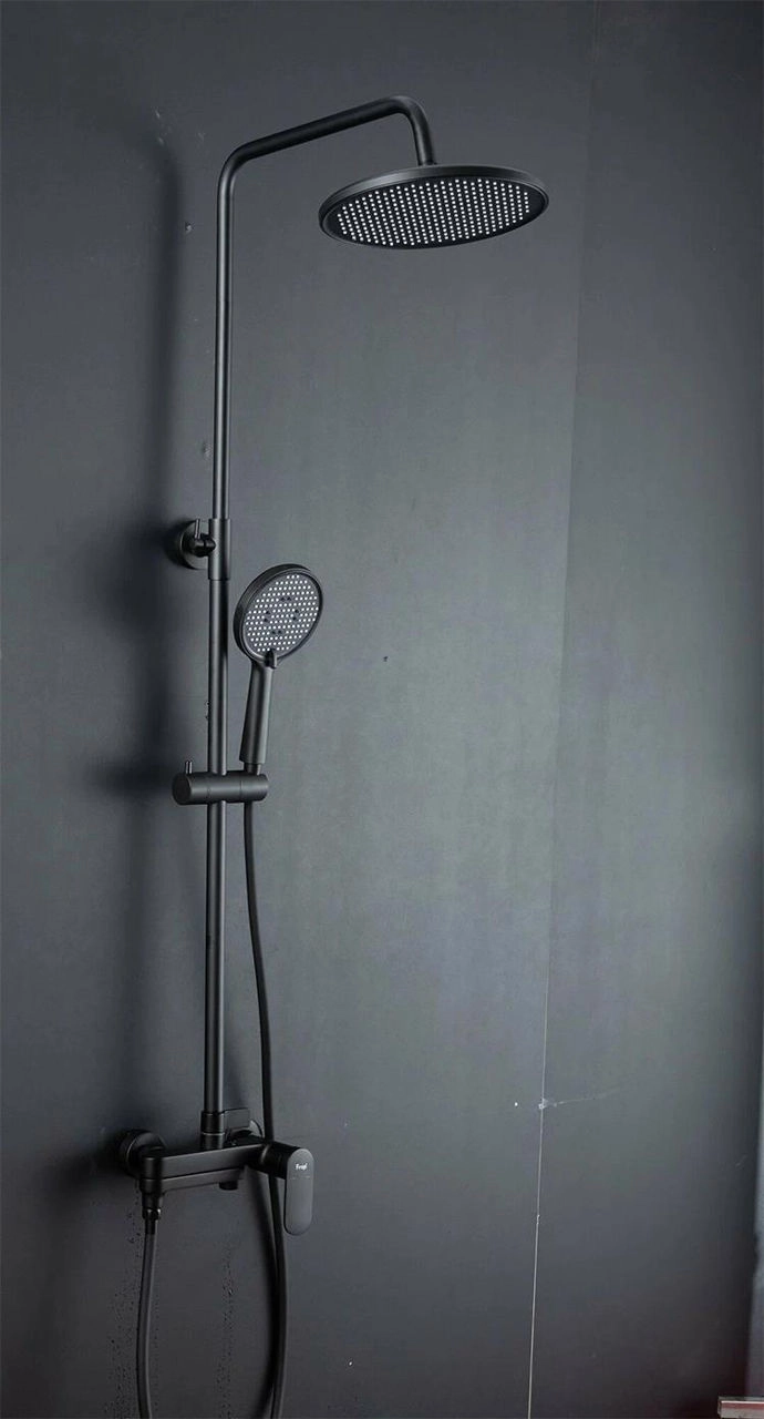 Душевая система Frap F 2485-6 чёрный 3483