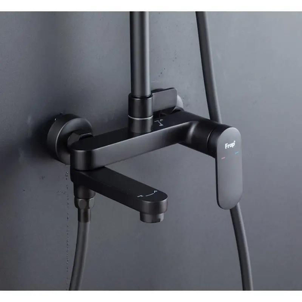 Sistemă de duș Frap F 2485-6 negru 3483