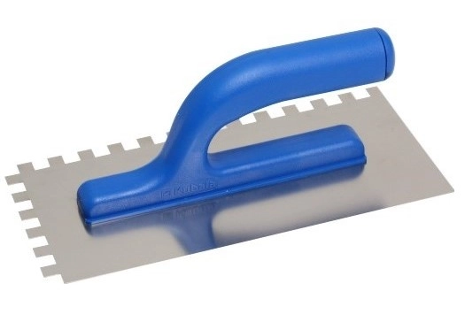 Drișcă din inox, zimțată Kubala Profi 130x270mm 0405k