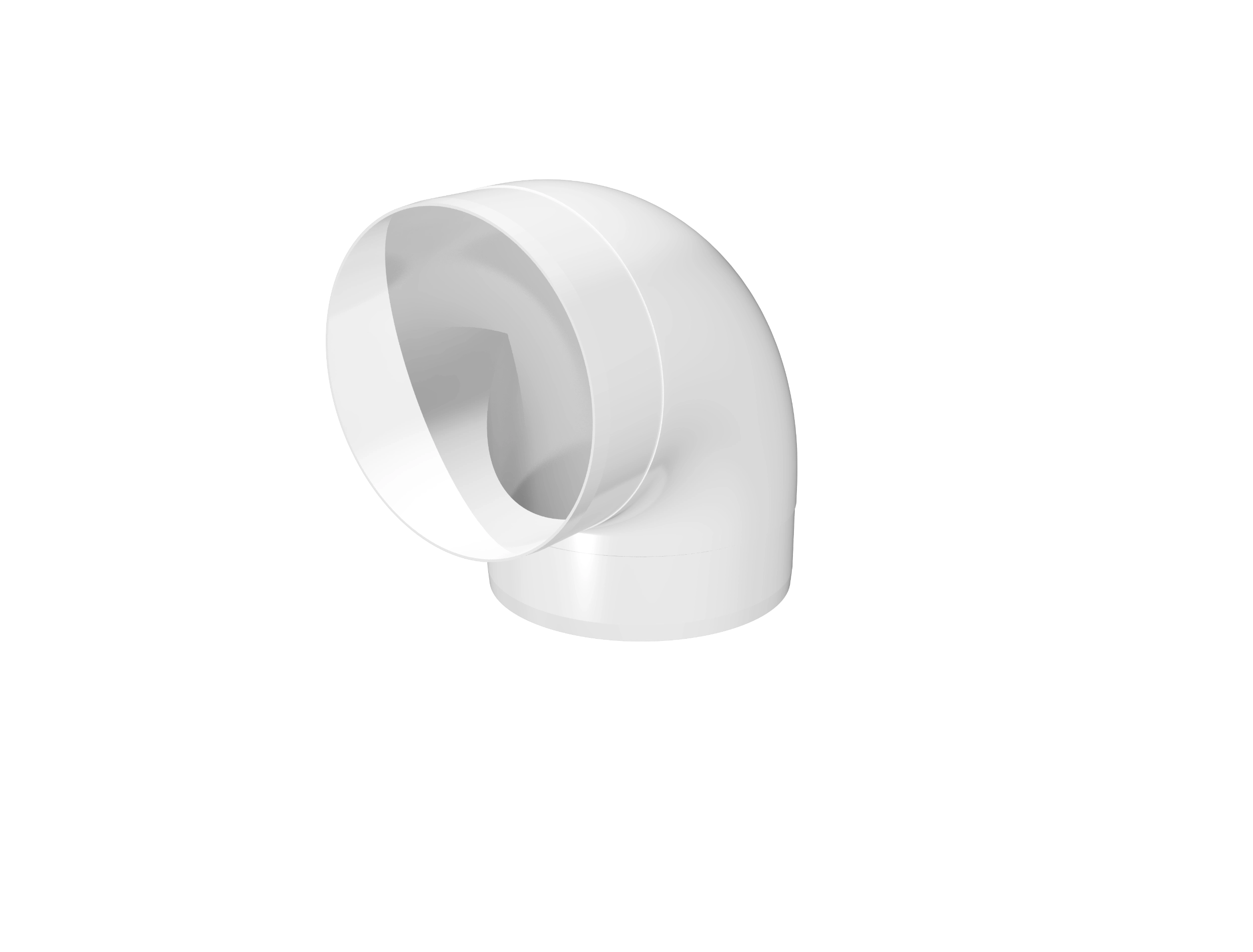 Угловой соединитель воздуховода d100 10ККП