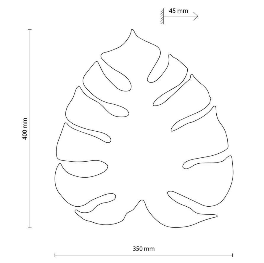 Бра Tk-Lighting Monstera 4667 White