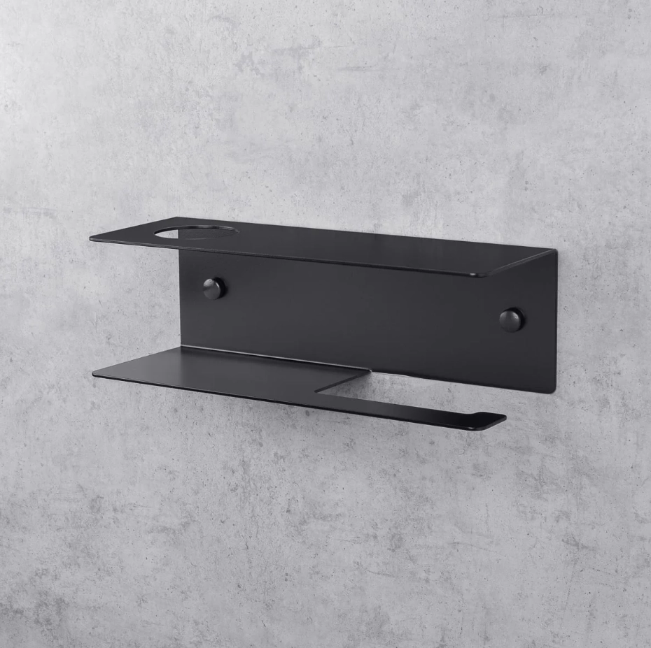 Держатель для туалетной бумаги Daske Line PH/L-0249BR чёрный правый