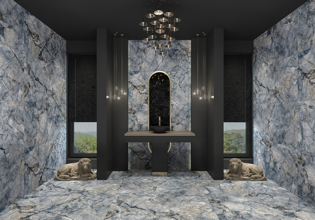 Gresie Anka Elegant 60x120 antracite