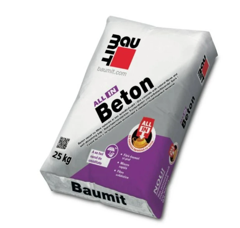 Beton uscat Baumit All in Beton (beton, șapă, mortar), 25kg