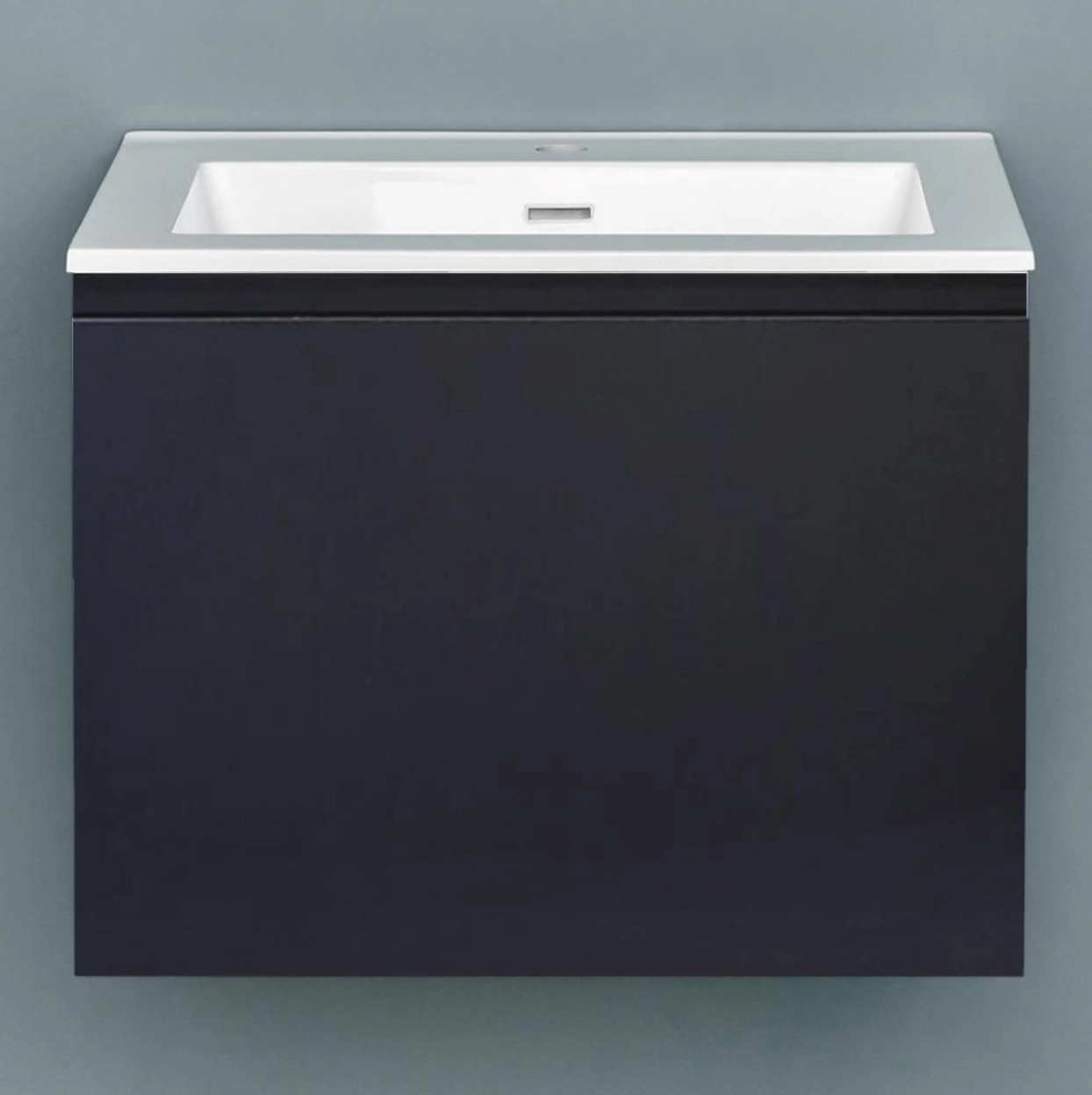 Dulap suspendat pentru lavoar Bayro Formal 121575 + lavoar Moershu Allegro 600 100432 