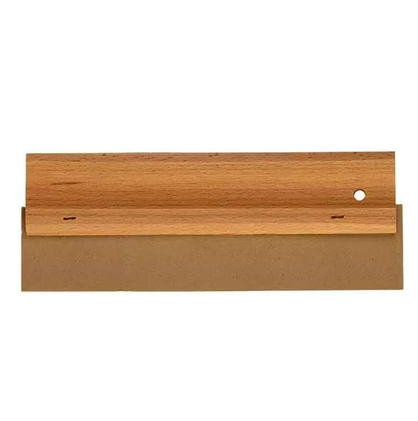 Шпатель резиновый, с деревянной ручкой Profmet 150мм 231090 