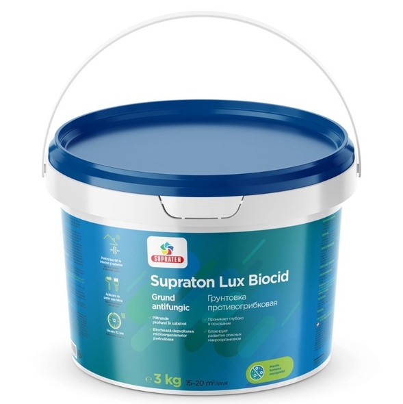 Грунтовка противогрибковая Supraten Supraton Lux Biocid 3кг