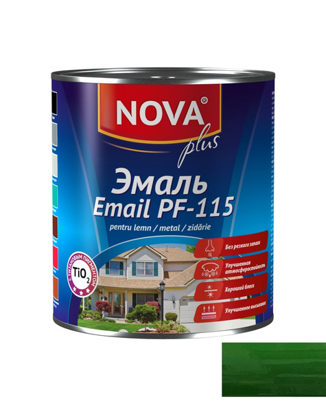 Эмаль Nova PF-115 2.7кг ярко-зеленый