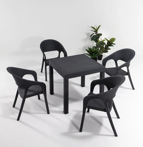 Садовый стол Rattan Antracite