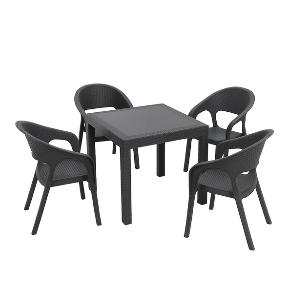 Садовый стол Rattan Antracite