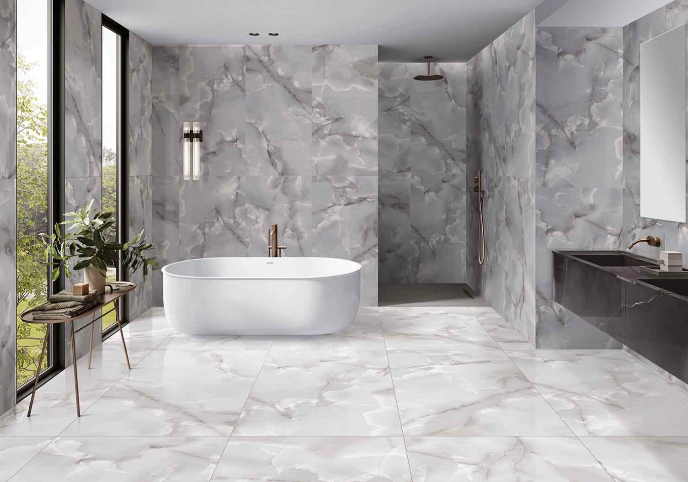 Плитка Anka Aden 120x60 Light grey