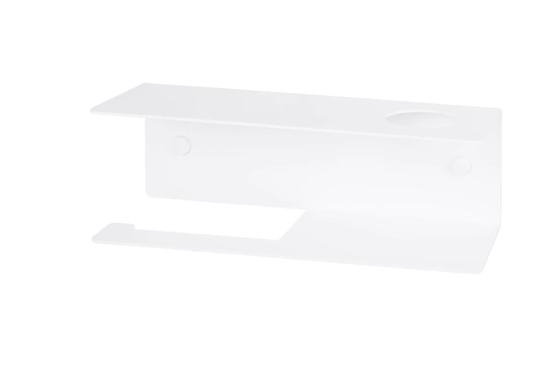 Держатель для туалетной бумаги Daske Line PH/L-0256WL белый левый