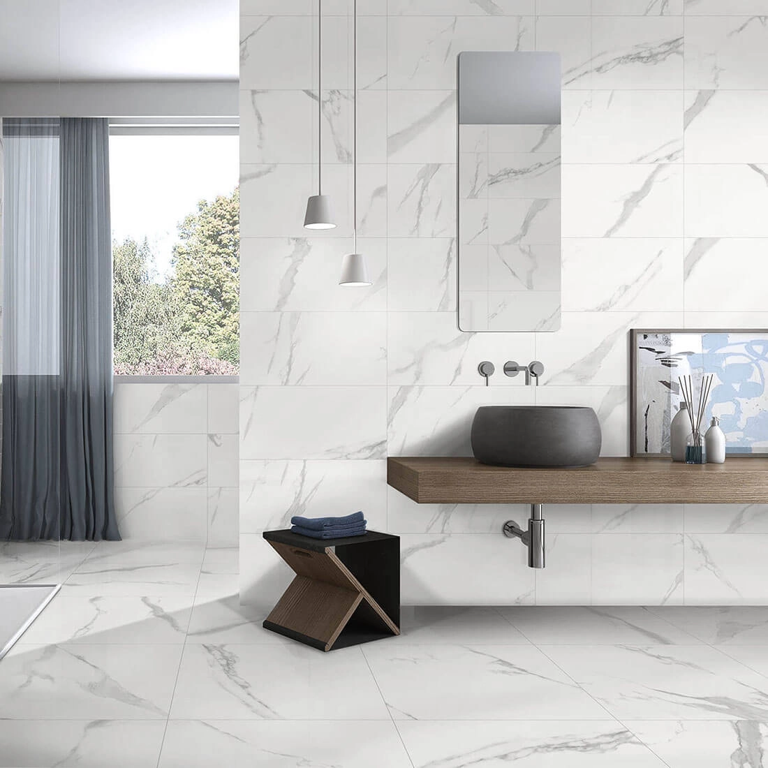 Faianță White Soul Polish  60*120 