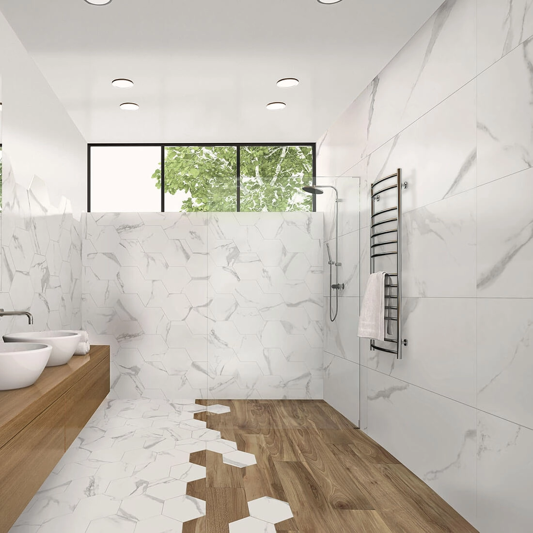 Faianță White Soul Polish  60*120 