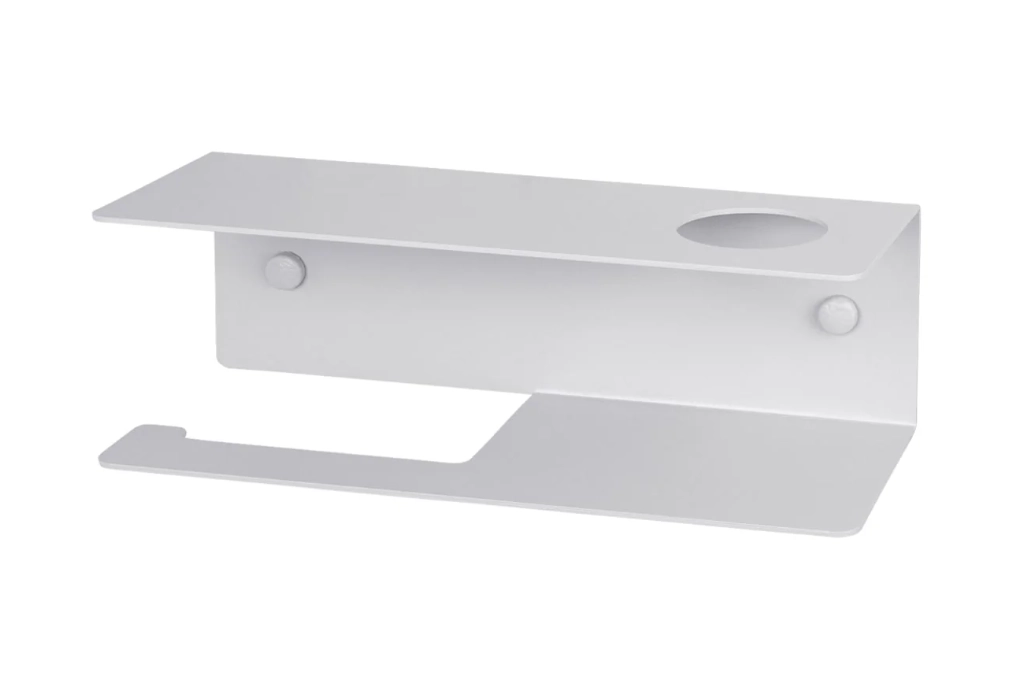 Держатель для туалетной бумаги Daske Line PH/L-0270GL серый левый