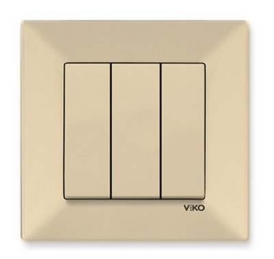 Întrerupător Meridian Viko 95970268 crem