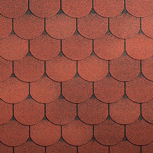 Tigla elastica Shinglas tango rosu (clenovii)