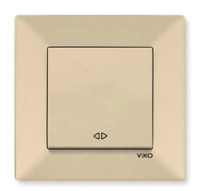 Întrerupător Meridian Viko crem 970231