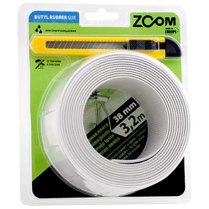 Bandă adezivă + Cuțit inclus Zoom