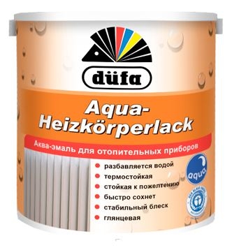 Email acrilic Dufa Aqua Heizkorperlack 0.75l 