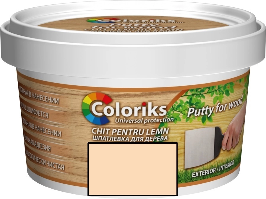 Glet pentru lemn Coloriks 0.9kg fag