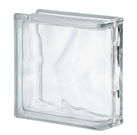 Стеклянный блок Clear 1919/8 DOUBLE END WAVE 004526 