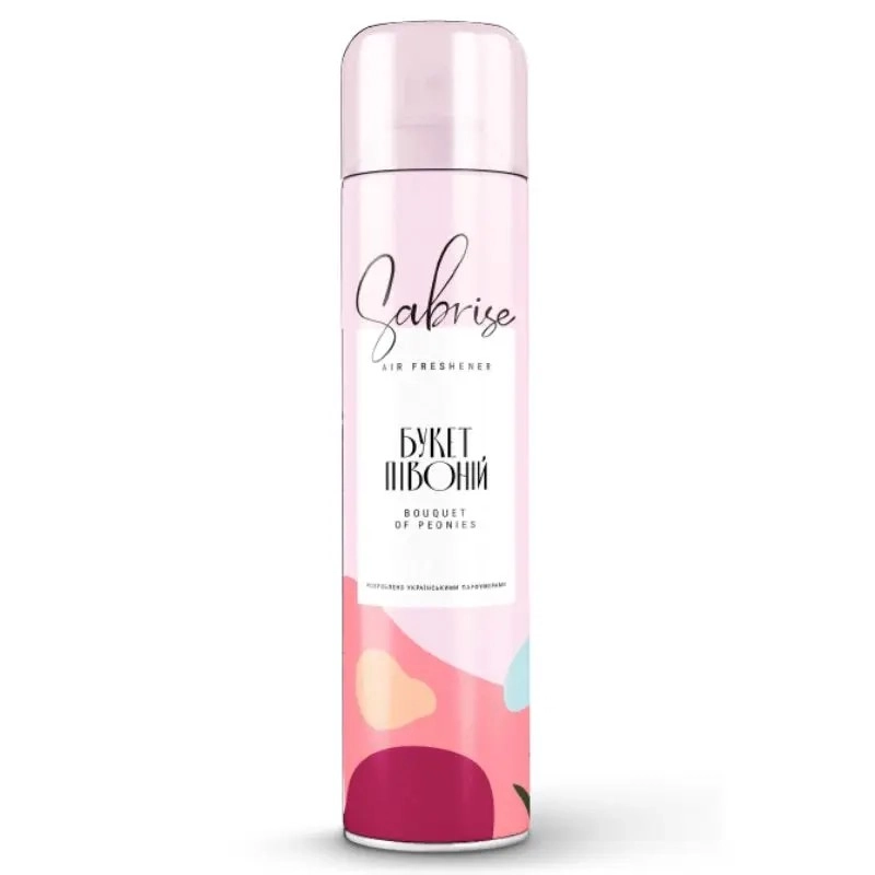 Odorizant de aer Sabrise Buchet de bujori, 300ml
