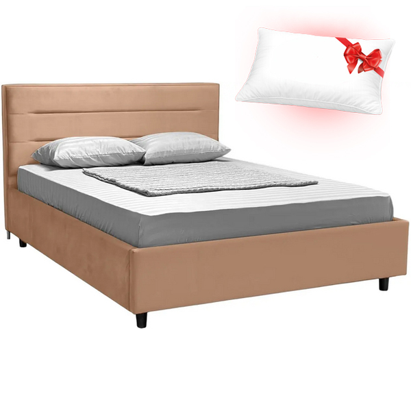 Кровать Lilia-2 stofa London 03 140x200 + подарок подушка