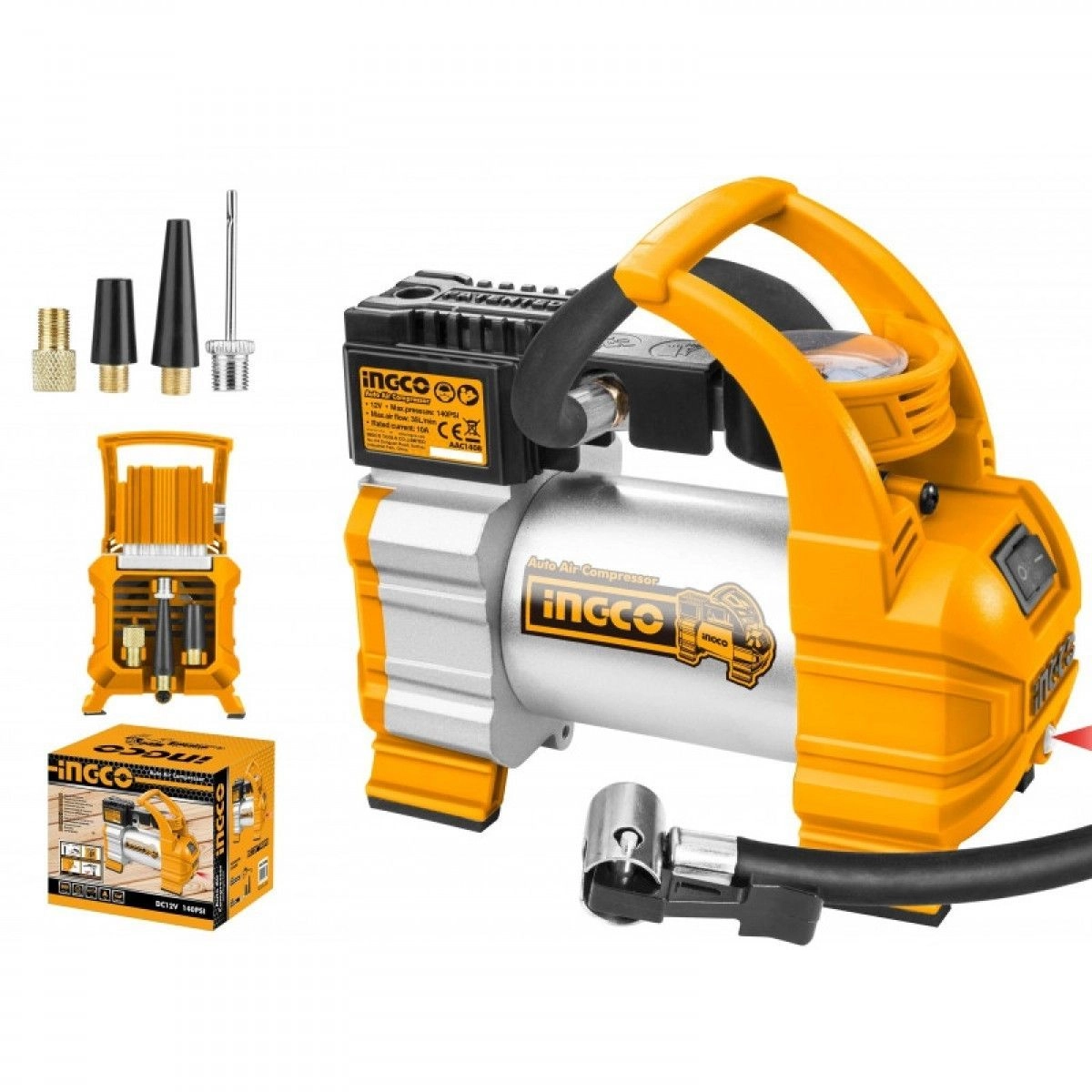 Compresor de aer 12V 10A INGCO AAC1408/14095