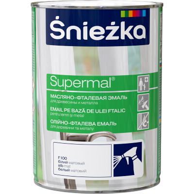 Email Sniezka Supermal 0.8l cenușie