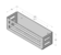 Raft pentru baie Daske Country ADH SH/CY-1123G-A gri