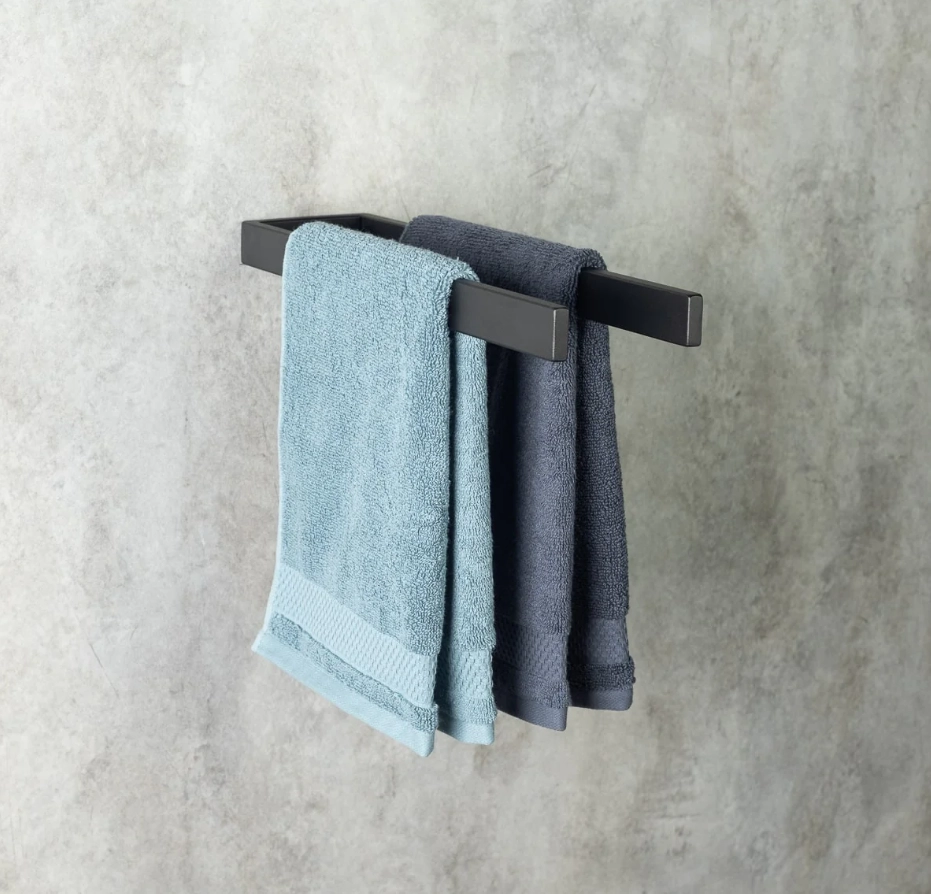 Suport pentru prosoape Daske Duet DT/TR-1598B negru