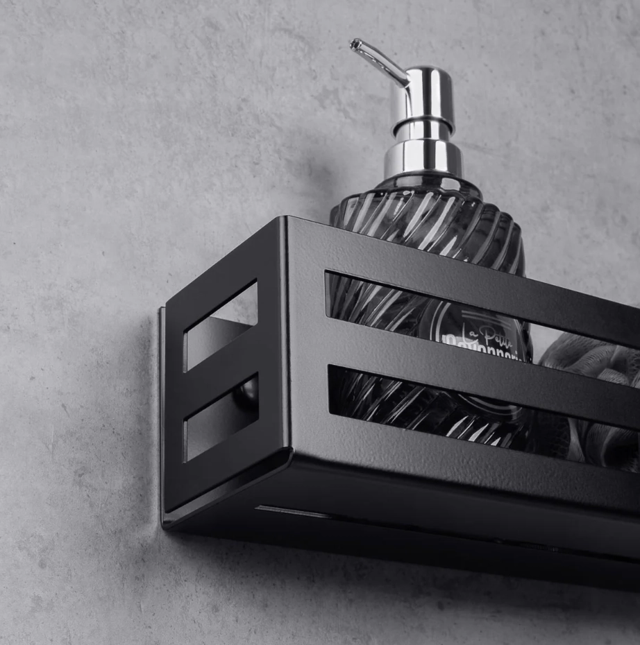 Raft pentru baie Daske Country ADH SH/CY-1109B-A negru