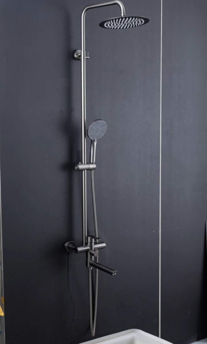 Bară de duș Frap Inox Grafite F24801-9  0568 